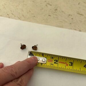 Vintage Flora Danica Eggert Elegant 22k Vermeil Gold over 925 silver Earrings